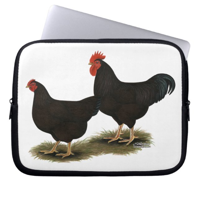 Rhode Island Red Bantams Laptop Sleeve (Voorkant)