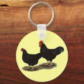 Rhode Island Red Bantams Sleutelhanger (Voorkant)