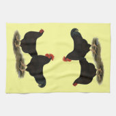 Rhode Island Red Bantams Theedoek (Horizontaal)