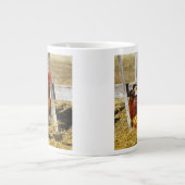 Rhode Island Red haan Grote Koffiekop (Voorkant)