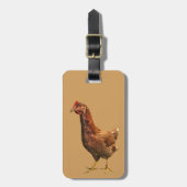 Rhode Island Red Hen Chicken Bagagelabel (Voorkant verticaal)