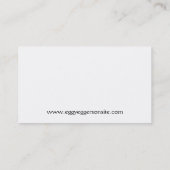 Rhode Island Red Hen Chicken Egg Farmer Visitekaartje (Achterkant)