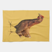 Rhode Island Red Hen Chicken Kitchen Towel Theedoek (Horizontaal)