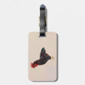 Rhode Island Red Rooster Bagagelabel (Achterkant verticaal)