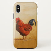 Rhode Island Red Rooster Chicken Case-Mate iPhone Case (Achterkant)