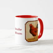 Rhode Island Red Rooster Chicken Mok (Voorkant rechts)