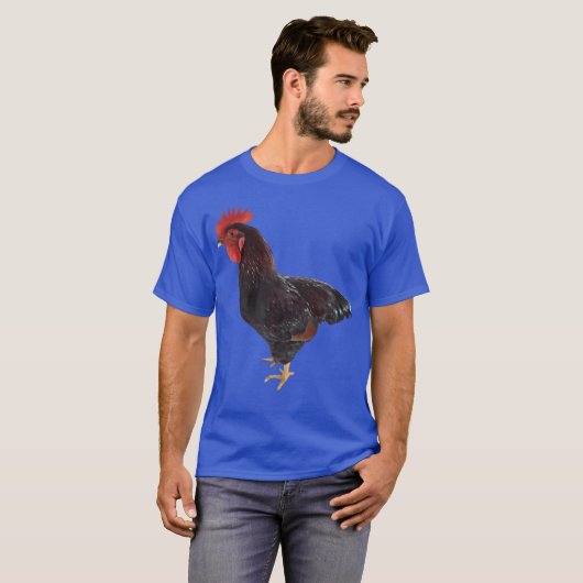 Rhode Island Red Rooster jongen T-shirt (Voorkant volledig)