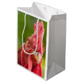 Rhode Island Red Rooster Medium Cadeauzakje (Achterkant Gekanteld)