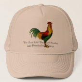 Rhode Island Red Rooster Trucker Pet (Voorkant)