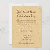 Rhode Island Red Rooster Yellow Background Kaart (Achterkant)