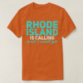 Rhode Island Reizen 1 T-shirt (Design voorkant)