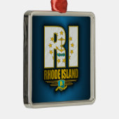Rhode Island (RI) Metalen Ornament (Rechts)