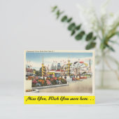 Rhode Island, Rocky Point Park Briefkaart (Staand voorkant)