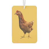 Rhode Island Rode Kip Luchtverfrisser (Achterkant)
