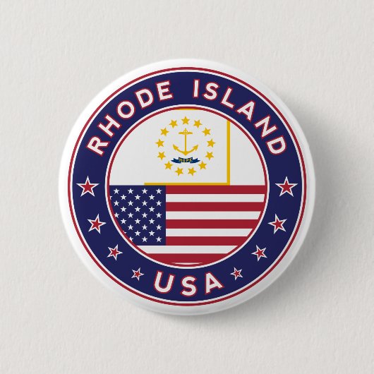Rhode Island Ronde Button 5,7 Cm (Voorkant)