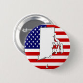 RHODE ISLAND RONDE BUTTON 5,7 CM (Voorkant /achterkant)