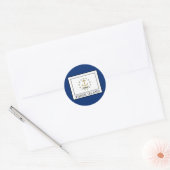 Rhode Island Ronde Sticker (Envelop)