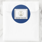 Rhode Island Ronde Sticker (Tas)