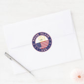 Rhode Island Ronde Sticker (Envelop)