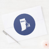 Rhode Island Ronde Sticker (Envelop)