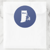 Rhode Island Ronde Sticker (Tas)