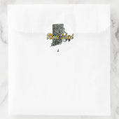 Rhode Island Ronde Sticker (Tas)