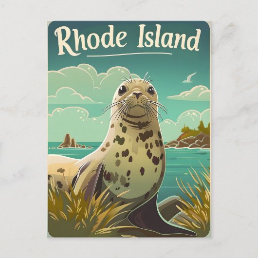 Rhode Island Seal Briefkaart (Voorkant)