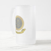 Rhode Island Seal Matglas Bierpul (Voorkant links)