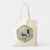 Rhode Island Shells Lighthouse Tote Bag (Achterkant)