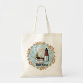 Rhode Island Shells Lighthouse Tote Bag (Voorkant)