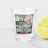 Rhode Island Shot Glas (Voorkant)