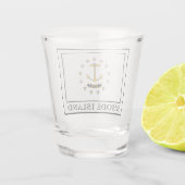 Rhode Island Shot Glas (Achterkant)