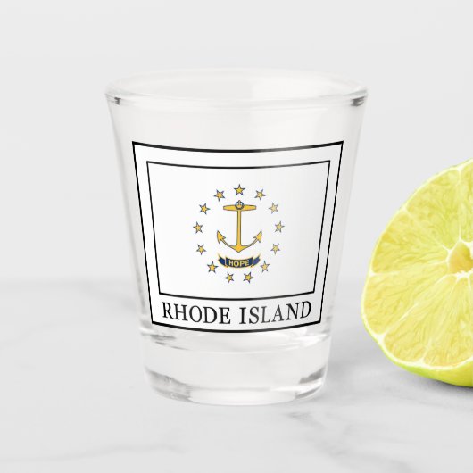 Rhode Island Shot Glas (Voorkant)