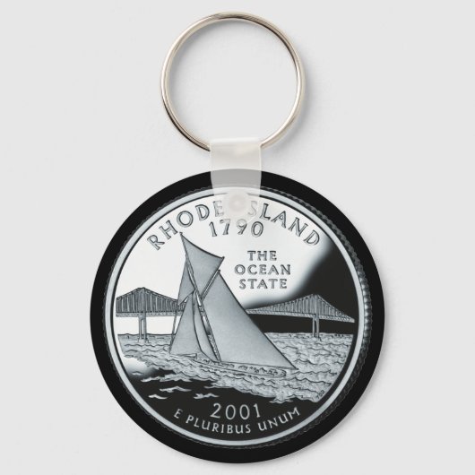 RHODE ISLAND SLEUTELHANGER (Voorkant)