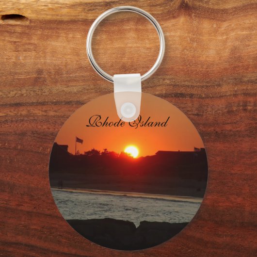 Rhode Island Sleutelhanger (Voorkant)