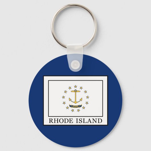 Rhode Island Sleutelhanger (Voorkant)
