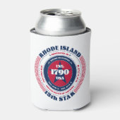 Rhode Island Staatstrots Monogram Koeler (Blikje Voorkant)