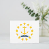 Rhode Island Staatsvlag Briefkaart (Staand voorkant)