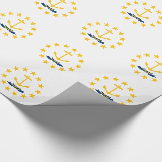 Rhode Island Staatsvlag Cadeaupapier (Hoek)