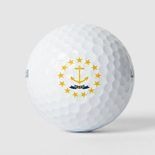 Rhode Island Staatsvlag Golfballen (Voorkant)