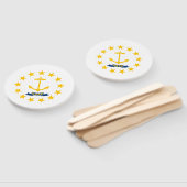 Rhode Island Staatsvlag Handwaaier (Niet-gemonteerd)