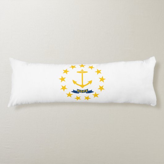 Rhode Island Staatsvlag Lichaamskussen (Voorkant)