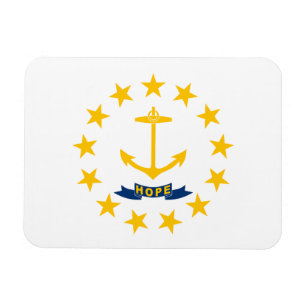 Rhode Island Staatsvlag Magneet