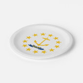 Rhode Island Staatsvlag Papieren Bordje (Gekanteld)