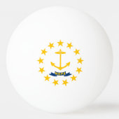 Rhode Island Staatsvlag Pingpongbal (Achterkant)