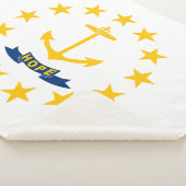 Rhode Island Staatsvlag Sherpa Deken (3/4)