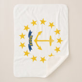 Rhode Island Staatsvlag Sherpa Deken (Voorkant)