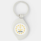 Rhode Island Staatsvlag Sleutelhanger (Voorkant)