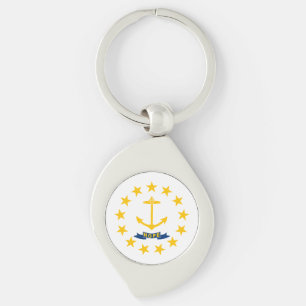Rhode Island Staatsvlag Sleutelhanger