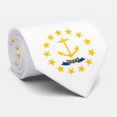 Rhode Island Staatsvlag Stropdas (Opgerold)